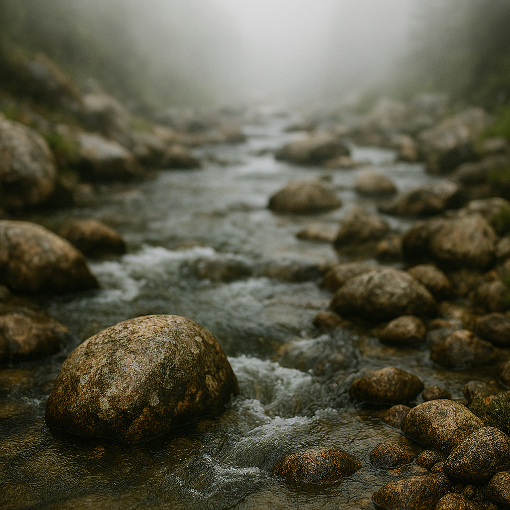 Babbling brook background